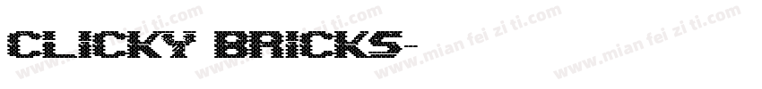Clicky Bricks字体转换